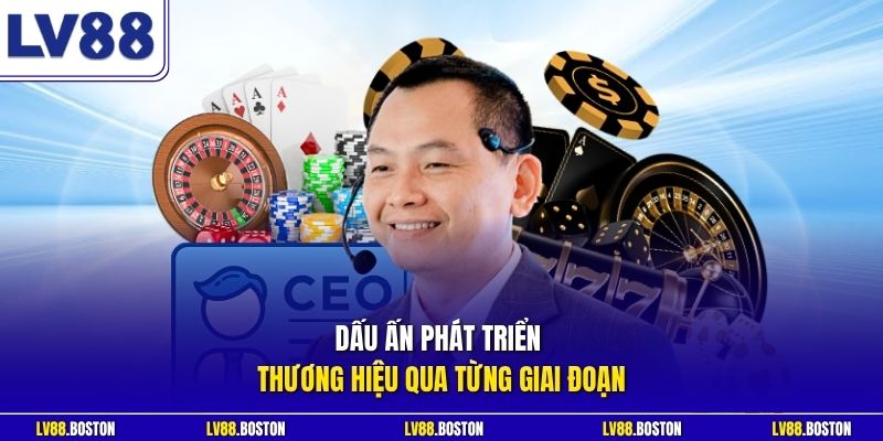 Dấu ấn phát triển thương hiệu qua từng giai đoạn